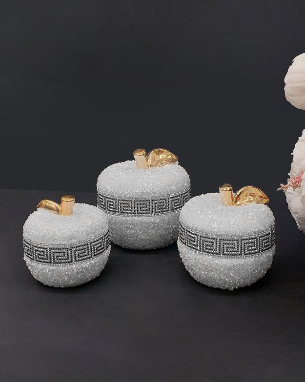 Decorazione Mela con Strass