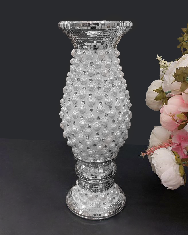 Vaso decorativo Oro / Argento