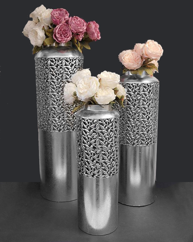 Vaso decorativo oro o argento