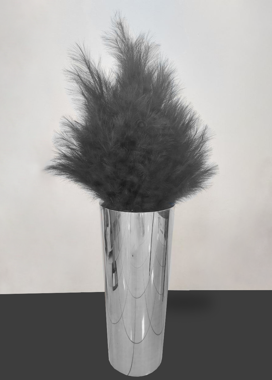 Vaso con piume