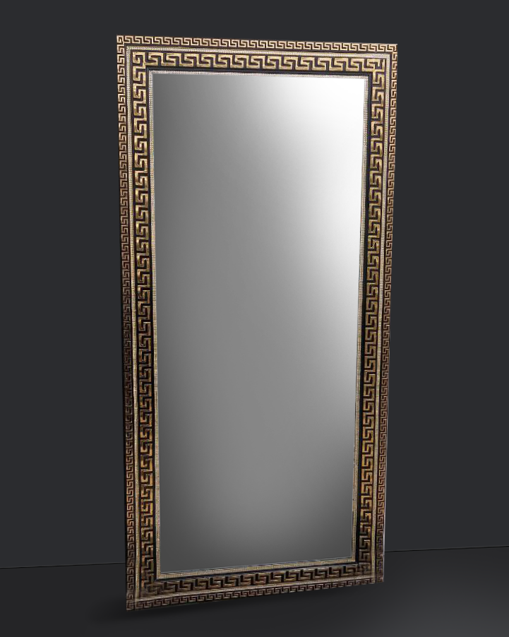 Specchio decorativo oro o nero e oro