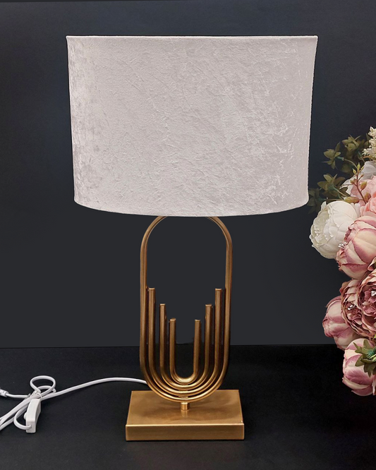 Lampada da tavolo elegante Oro / Argento