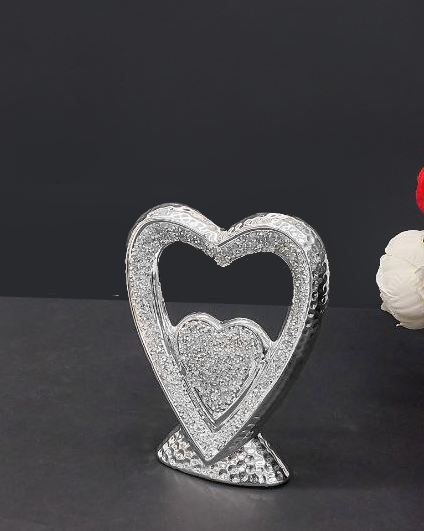 Decorazione Cuore con Cristalli