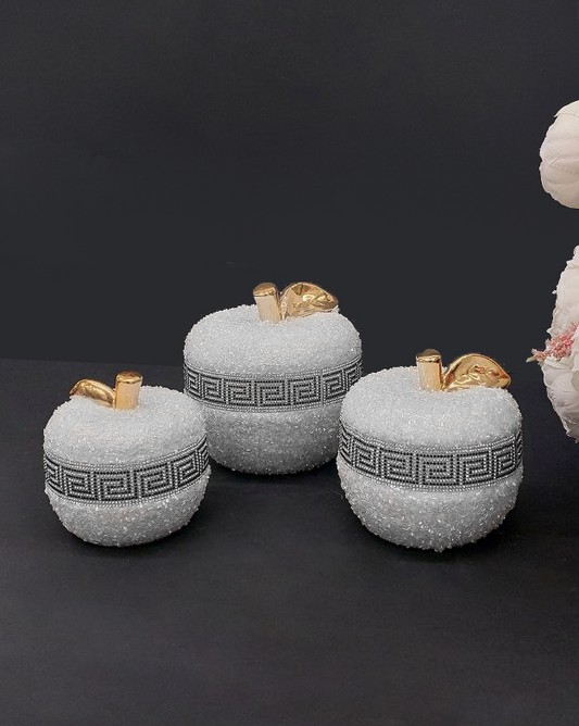 Decorazione Mela con Strass