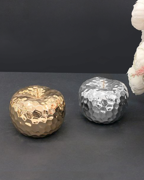 Decorazione Mela Oro / Argento