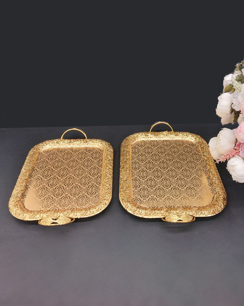 Set di Vassoi oro