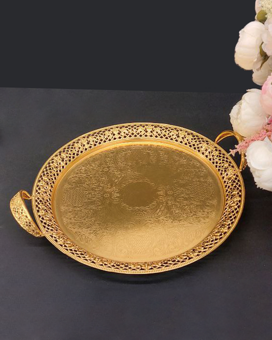Vassoio decorativo oro