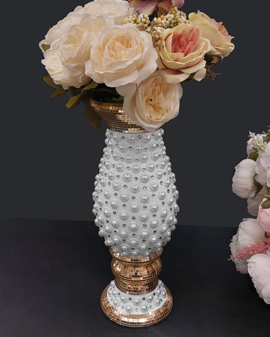Vaso decorativo Oro / Argento