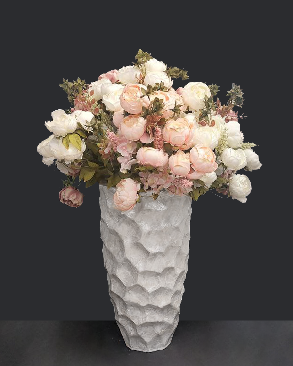 Vaso decorativo bianco