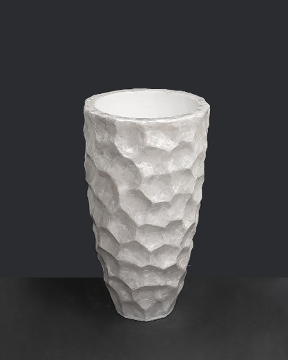 Vaso decorativo bianco