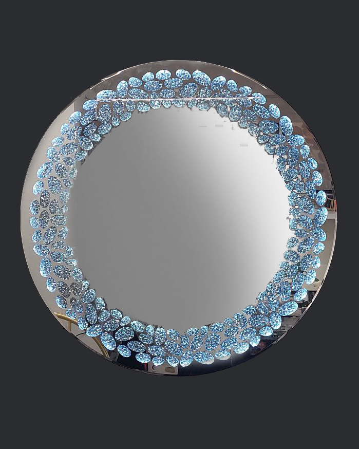Decorative mirror with LED light