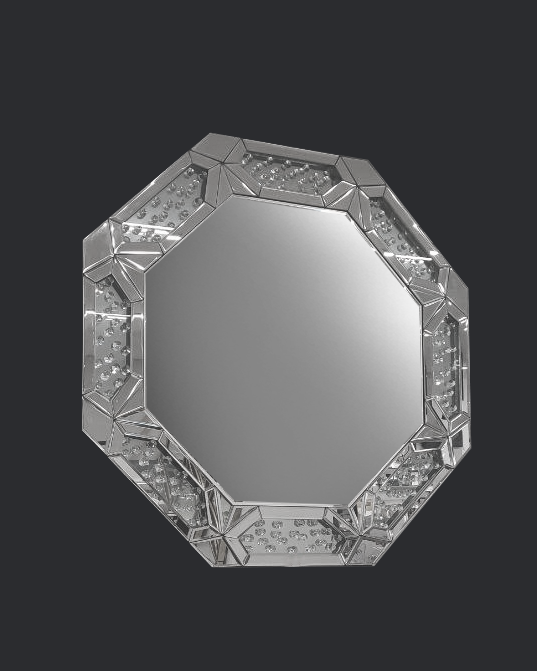 Specchio ottagonale decorativo