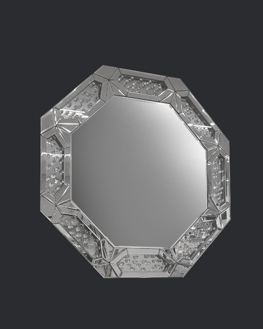 Specchio ottagonale decorativo