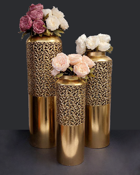 Vaso decorativo oro o argento