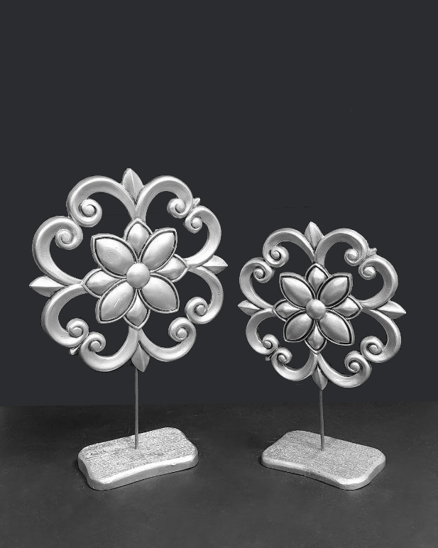 Coppia decorazione oro o argento