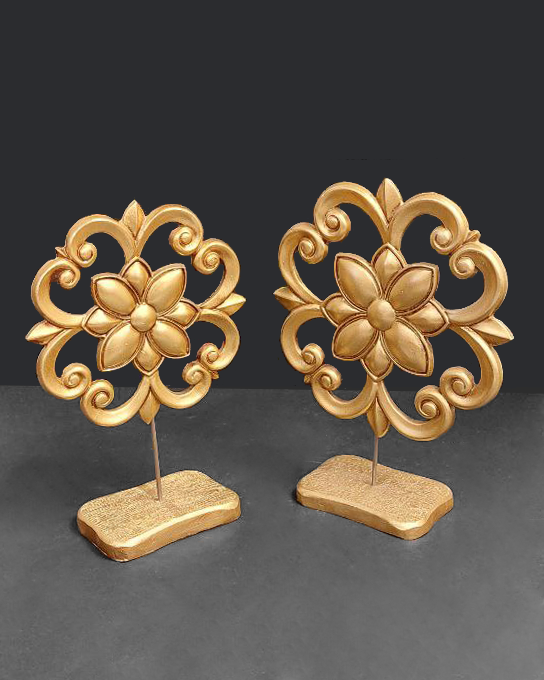 Coppia decorazione oro o argento